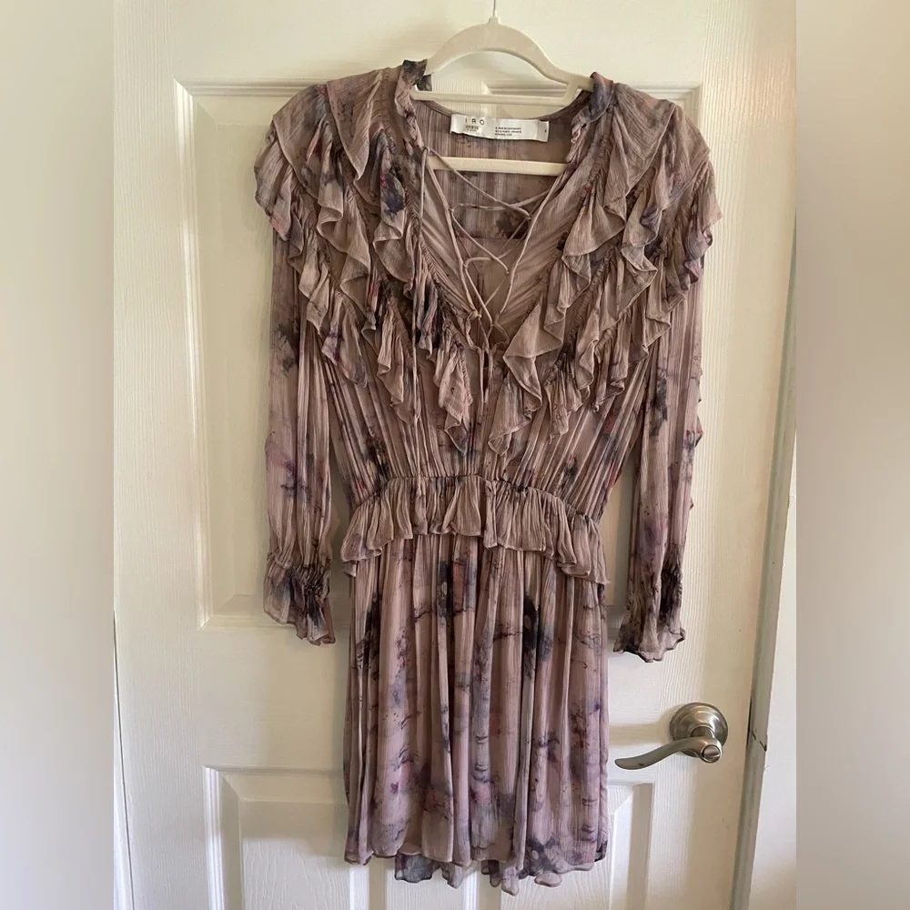 IRO Floral Ruffled Dress - Picture 1 of 2